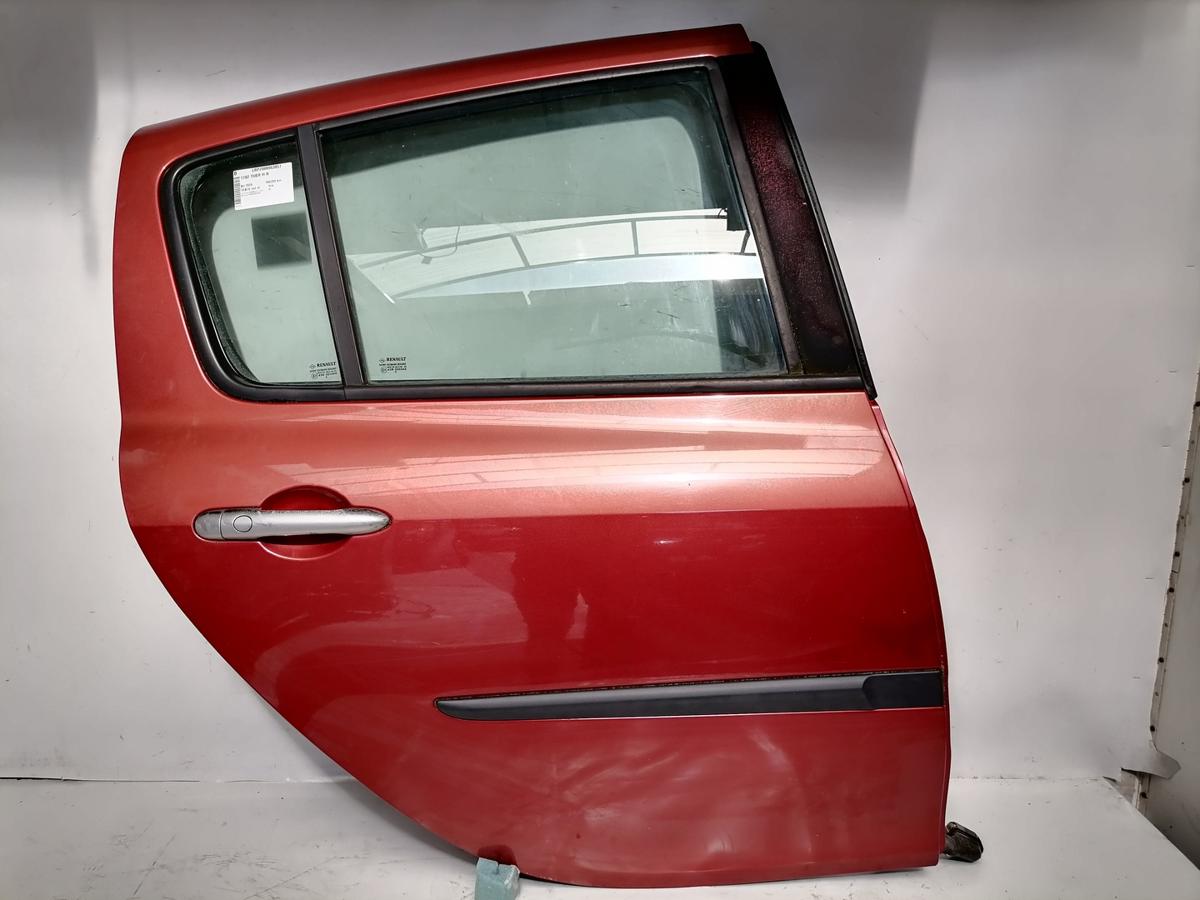 Renault Clio 3 original T&uuml;r hinten rechts TEB76 red of fire Bj.2006